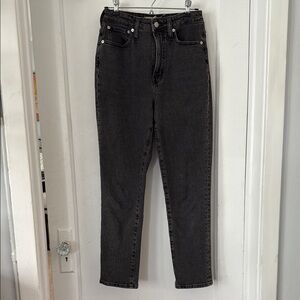 Madewell High Rise Black Jeans for Women